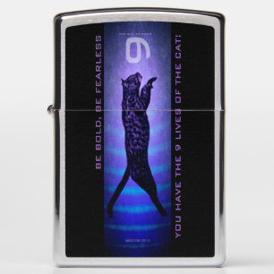 The 9 Lives of The Cat Zippo Lighter