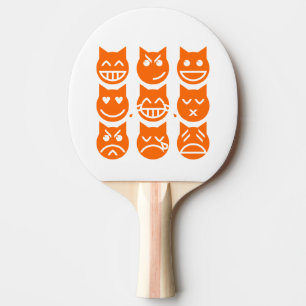 The 9 Lives of the Emoji Cat Ping Pong Paddle