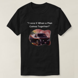 The A-Team Inspired Van Design Retro TV 80s T-Shirt
