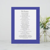 The  AA Promises (paper sheet.) (Standing Front)