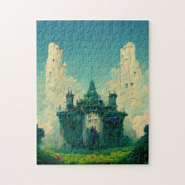 The Abandoned Chateau Fantasy Sci-Fi Jigsaw Puzzle (Vertical)