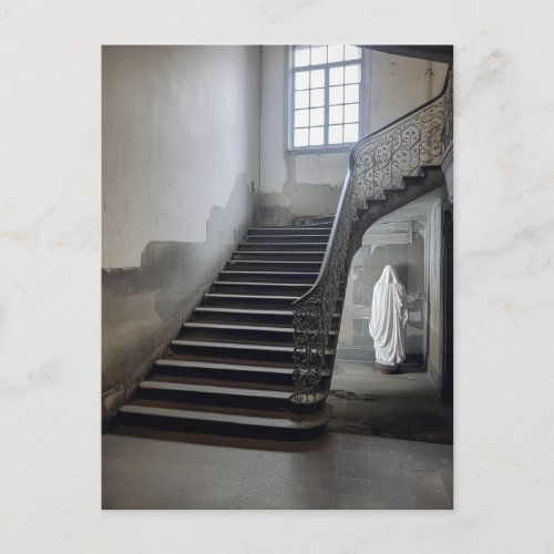 The Abandoned Ghostly Stairs Postcard