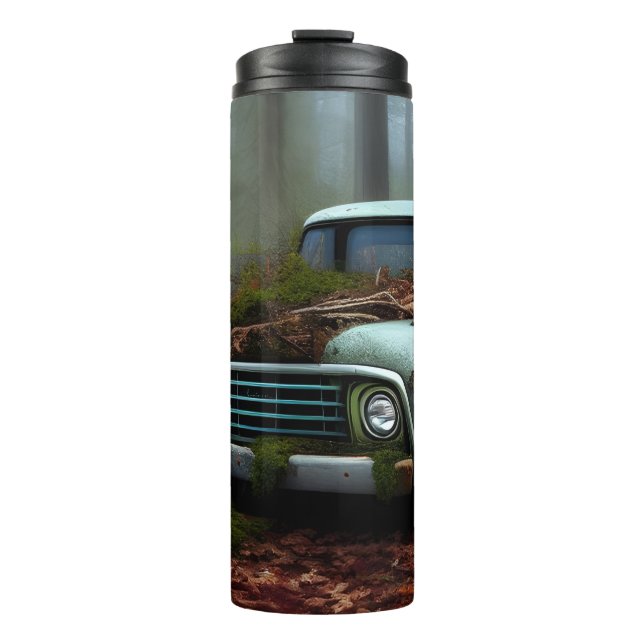 The Abandoned Truck  Digital Art   Thermal Tumbler (Front)