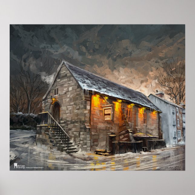 The Abbey Pub, Darley Abbey, Derby - poster (Front)