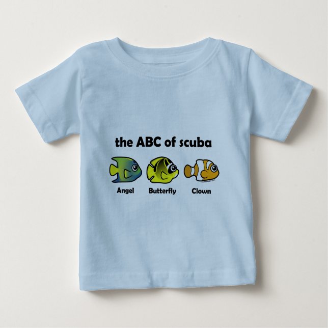 The ABC of Scuba Baby T-Shirt (Front)