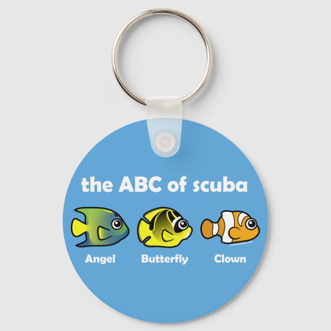 The ABC of Scuba Keychain (Front)
