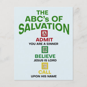 The ABC's of Salvation Flyer