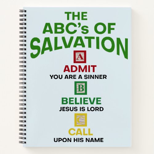The ABCs of Salvation Notebook