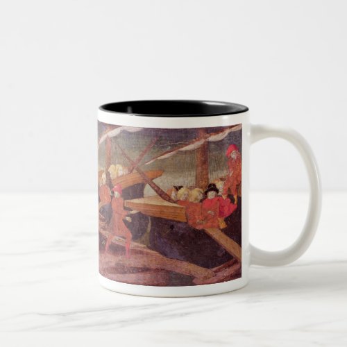 The Abduction of Helen c1470 Two_Tone Coffee Mug