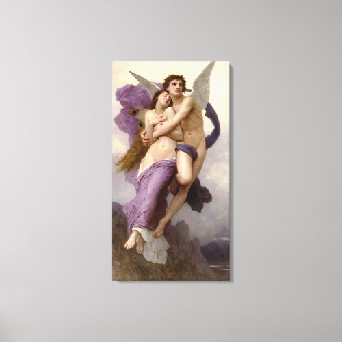 The Abduction of Psyche by Bouguereau Canvas Print