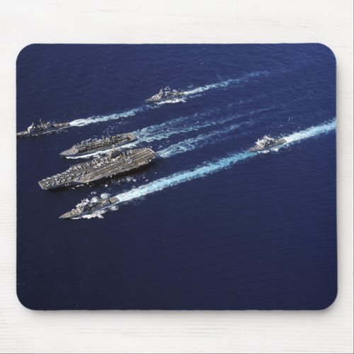 The Abraham Lincoln Carrier Strike Group ships Mouse Pad