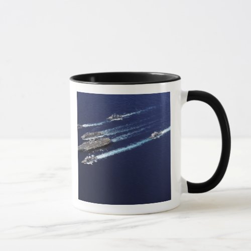 The Abraham Lincoln Carrier Strike Group ships Mug