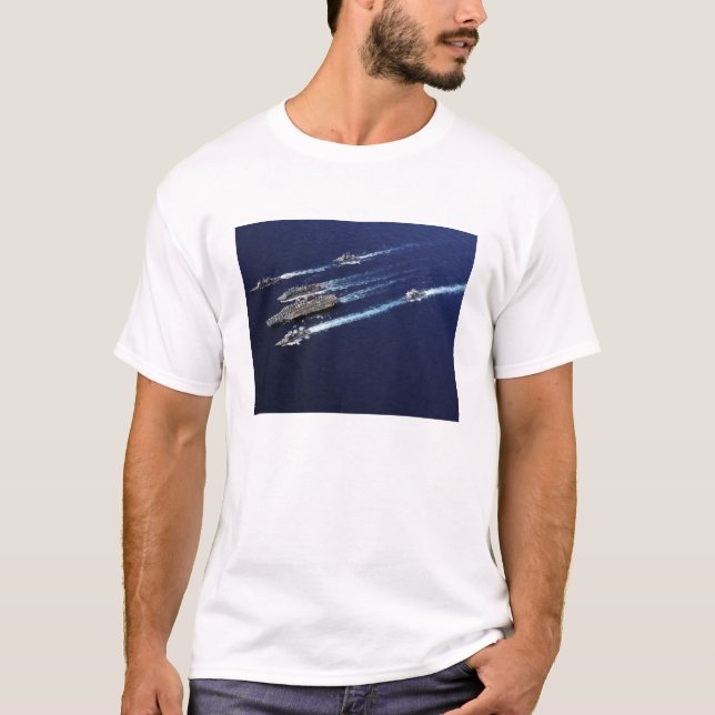 The Abraham Lincoln Carrier Strike Group ships T-Shirt (Front)