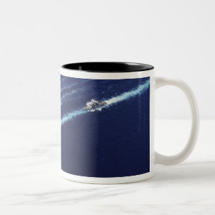 The Abraham Lincoln Carrier Strike Group ships Two-Tone Coffee Mug