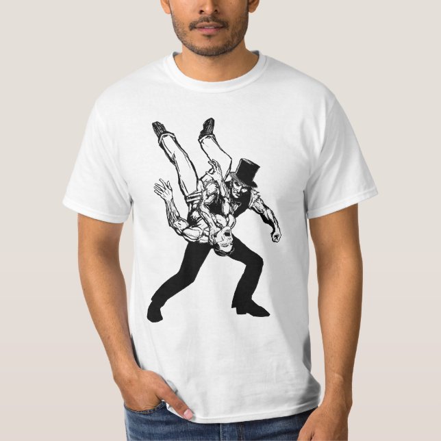 The Abraham Lincoln Chokeslam Light T-Shirt (Front)
