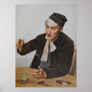 The Absinthe Drinker Poster