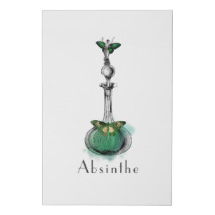 The Absinthe Fairy Faux Canvas Print