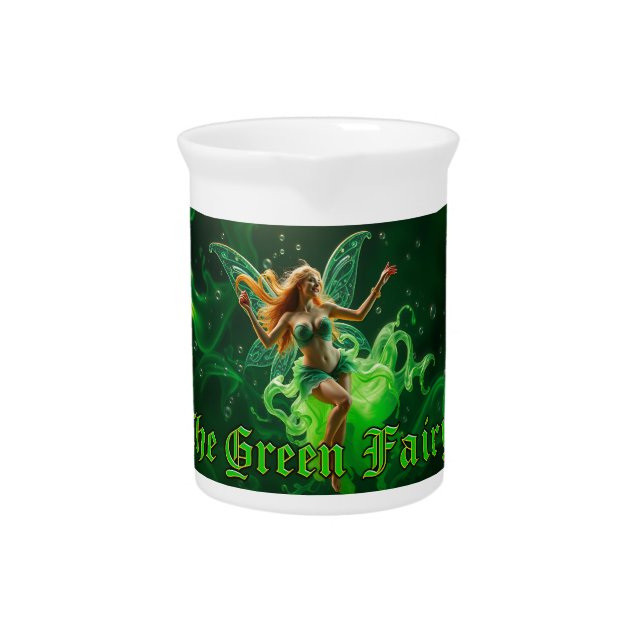 The Absinthe Green Fairy Beverage Pitcher (Front)