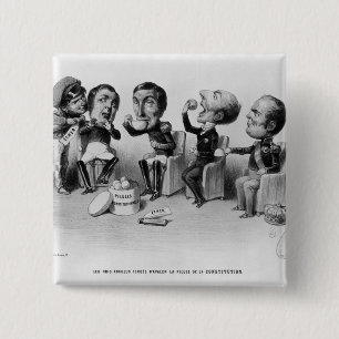 The Absolute Kings Forced to Swallow the Pill Pinback Button