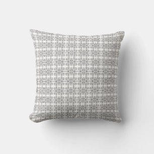 The abstract cigar hand pattern throw pillow