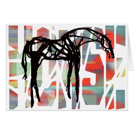 The Abstract Horse (Front Horizontal)
