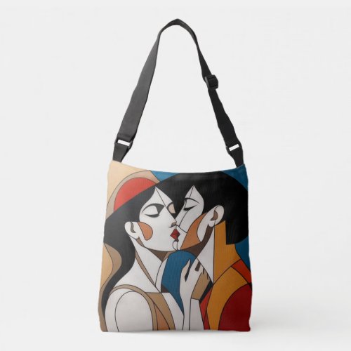 The Abstract Kiss Crossbody Bag