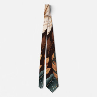The Abstract Leaves Neck Tie