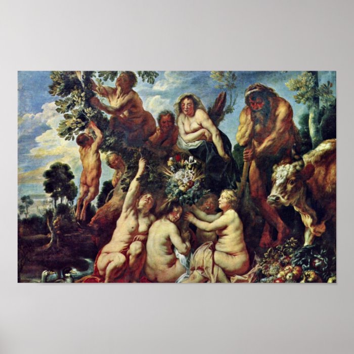 The Abundance Of The Earth By Jordaens Jacob (Best Poster