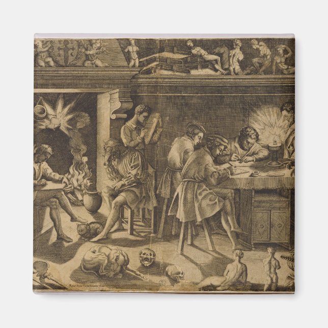 The Academy of Baccio Bandinelli, 1547 Magnet (Front)