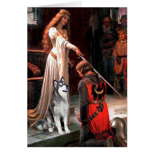 The Accolade - Alaskan Malamute Cards (Front)