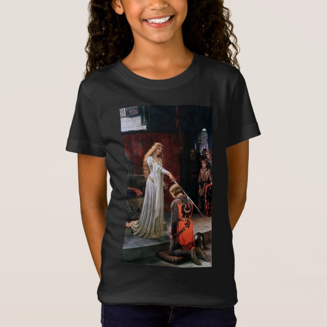 The Accolade by Edmund Blair Leighton T-Shirt (Front)