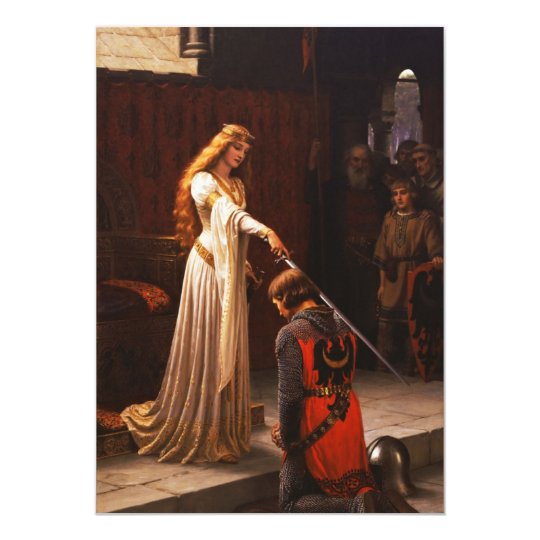 The Accolade Edmund Blair Leighton Card