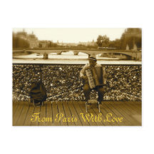 The Accordion Player - Pont des Arts, Paris