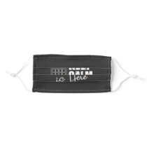 The Accountant Is Here Adult Cloth Face Mask