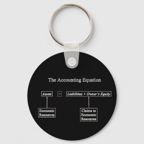 The Accounting Equation Keychain