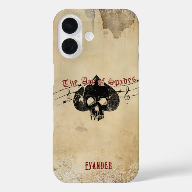 The Ace of Spades Case-Mate iPhone Case (Back)