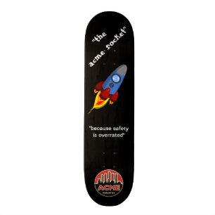 the acme rocket skateboard deck