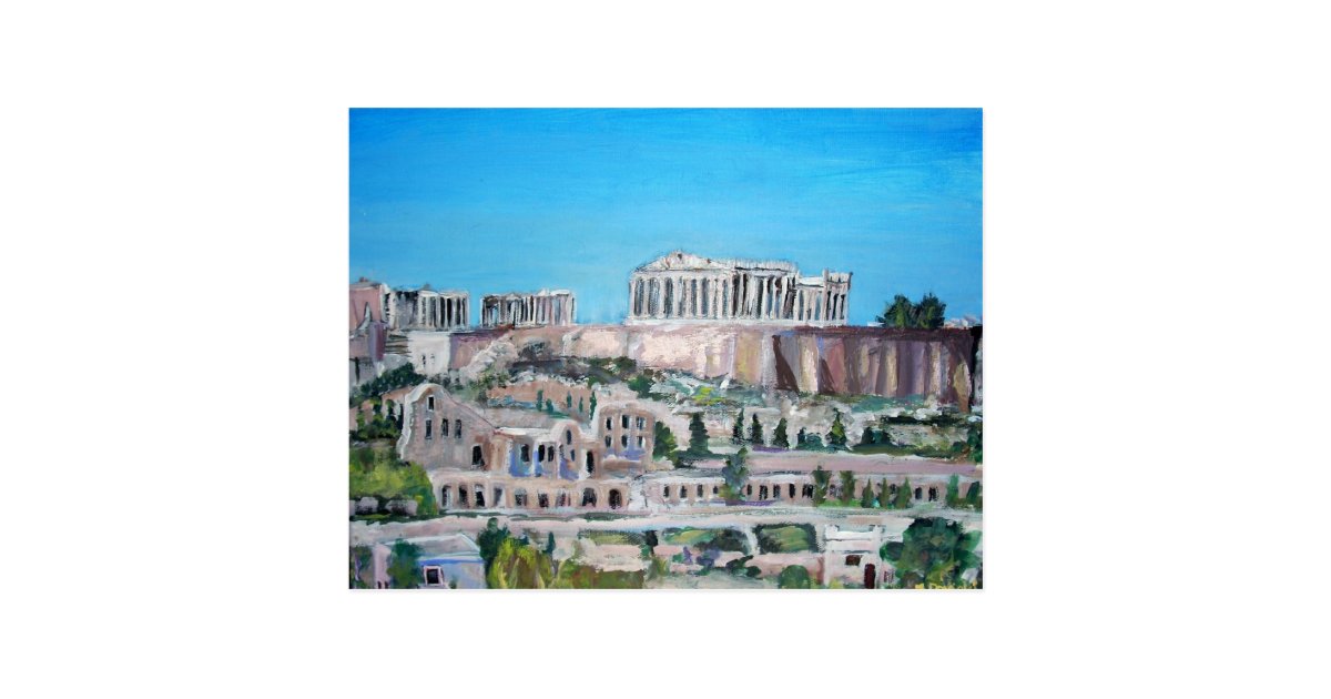 The Acropolis, Athens Postcard | Zazzle.com