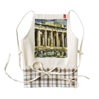 The Acropolis in Athens Zazzle HEART Apron