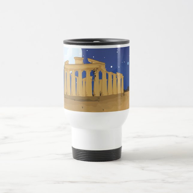 The Acropolis of Athens Travel Mug (Center)