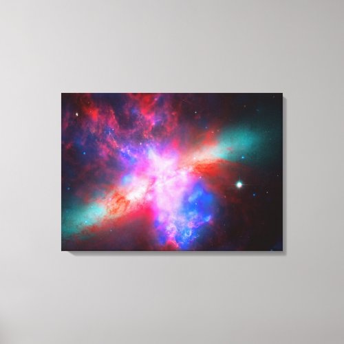 The Active Cigar Galaxy _ Messier 82 Canvas Print