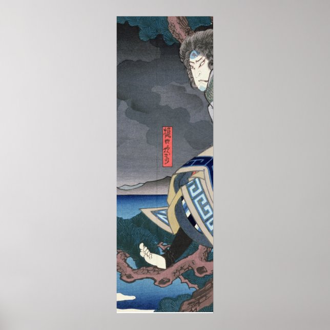 The actor Nakamura Utaemon IV Poster (Front)