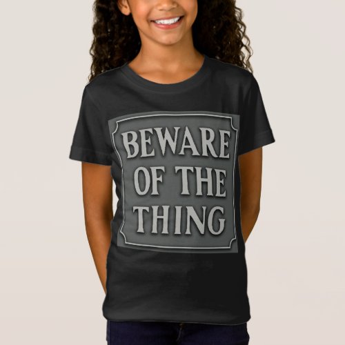 The Addams Family Beware of the Thing Premium T_Shirt