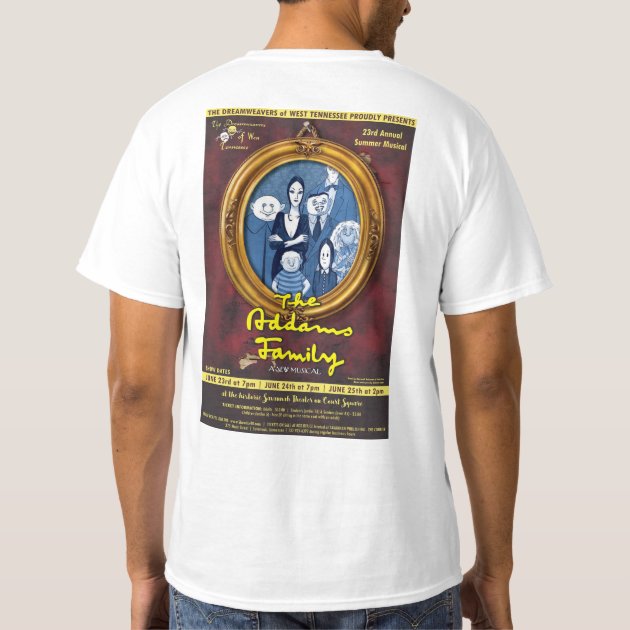 THE ADDAMS FAMILY T-SHIRT | Zazzle.com
