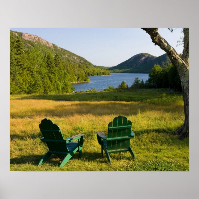 The Adirondack Chairs on the lawn of the Jordan Poster (Front)