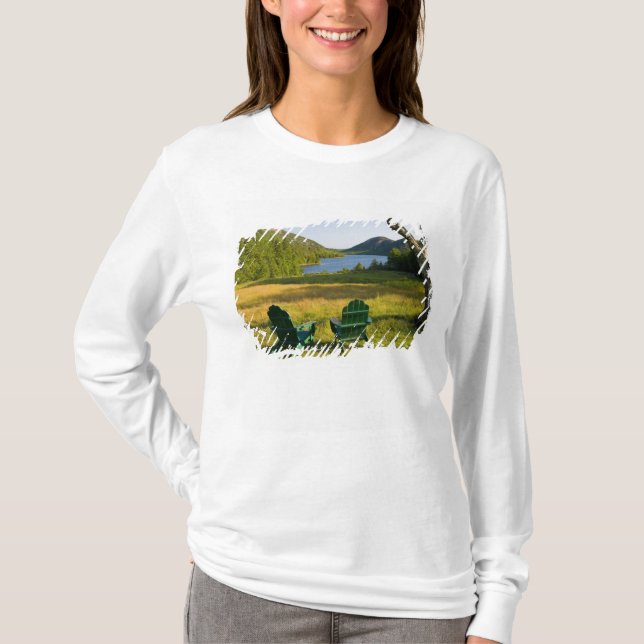The Adirondack Chairs on the lawn of the Jordan T-Shirt (Front)