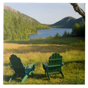 The Adirondack Chairs on the lawn of the Jordan Tile