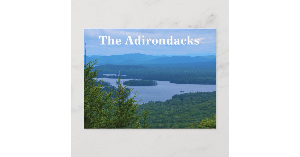 Greetings from the Adirondack Mountains, Vintage Large Letter Postcard - Vintage  Postcards - Sticker