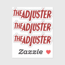 The Adjuster stickers