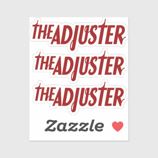 The Adjuster stickers (Sheet)